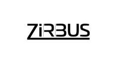 Zirbus samarbeidspartner logo svart/hvit